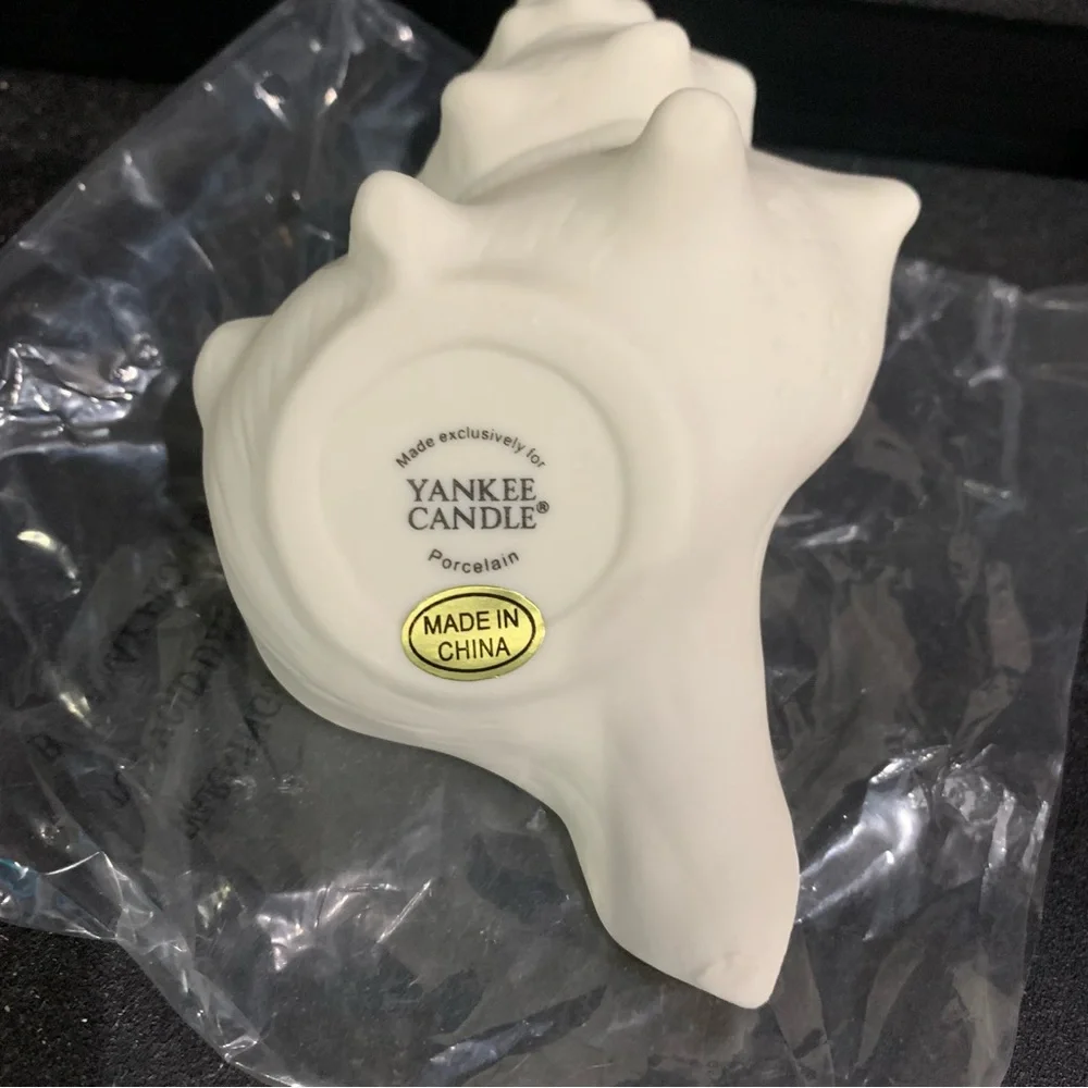 Yankee Candle Porcelain Conch Shell Tea Light Votive Candle Holder - Picture 8 of 10